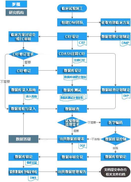 临床试验数据管理服务流程